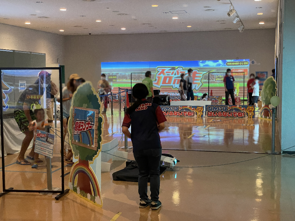 デジタルスポーツミュージアム 会場入口の案内