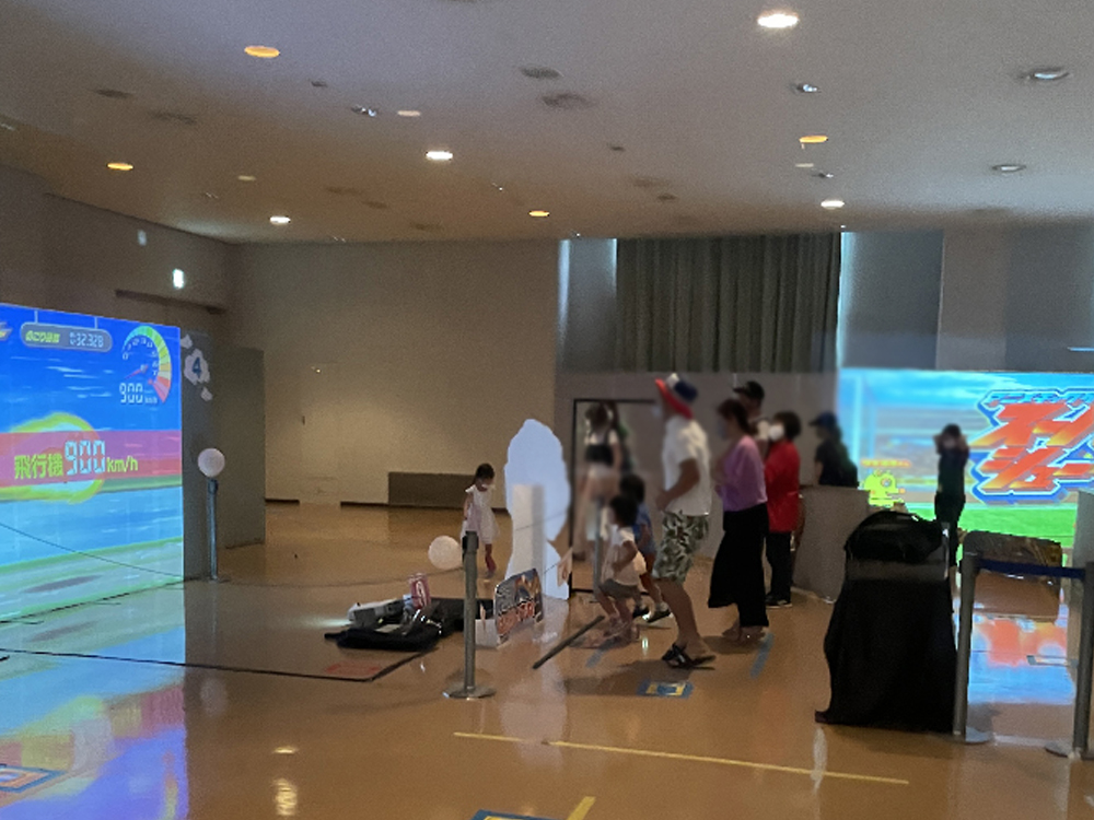デジタルスポーツミュージアム 会場内の賑わい1