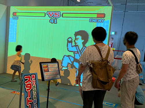 カラテファイトのスクリーン表示