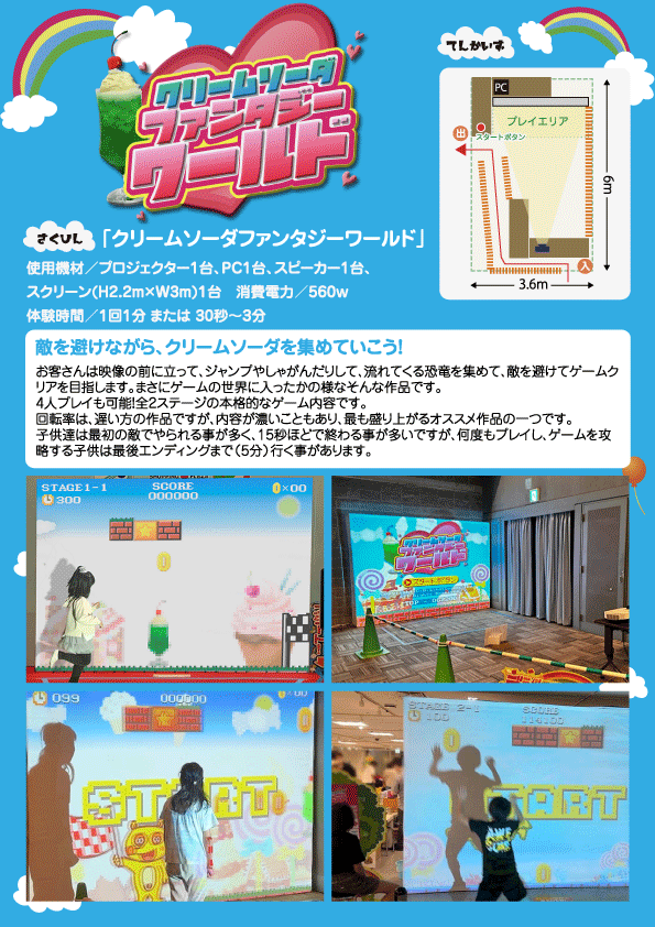 クリームソーダファンタジーワールド ゲームプレイGIFアニメ