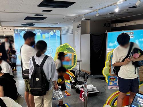 クリームソーダファンタジーワールド イベント設置風景2