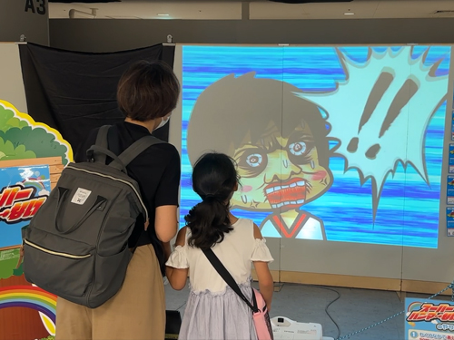 スーパーハンマーなげ ハンマー投げの瞬間