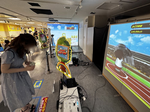 スーパーハンマーなげ イベントでのプレイ風景1