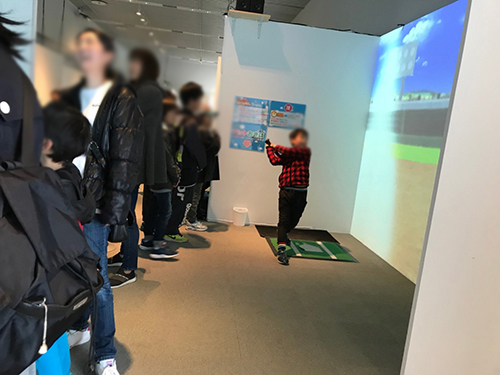 スーパーホームラン イベントでの体験風景2