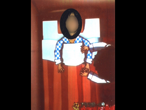 顔出しデジタルパネル オリジナルデザイン例5