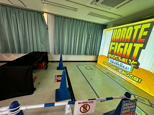 忍者VSカラテ 体験風景1