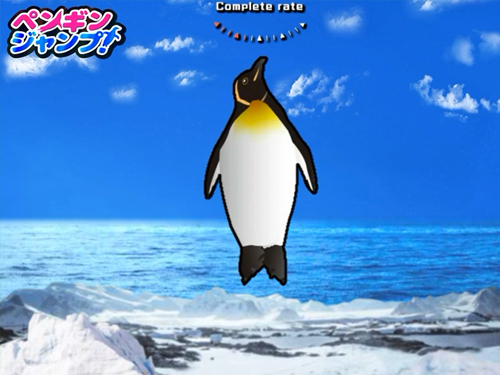 ペンギンジャンプ マットの上でジャンプ